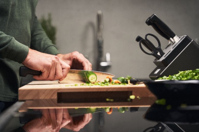 Комплект ножове от 7 части, с вграден модул за заточване, "TWIN Four Star" - Zwilling