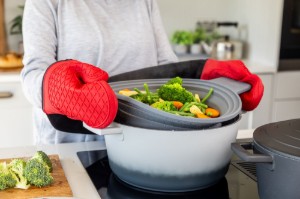 Сгъваема цедка 2 в 1, силиконова, 39 x 29 см - MasterClass