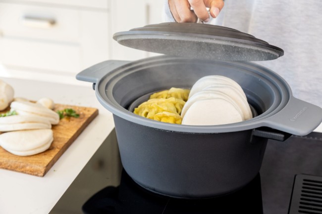 Сгъваема цедка 2 в 1, силиконова, 39 x 29 см - MasterClass