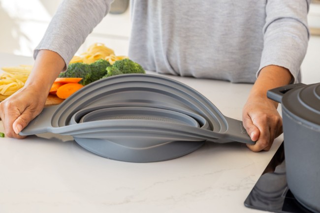 Сгъваема цедка 2 в 1, силиконова, 39 x 29 см - MasterClass