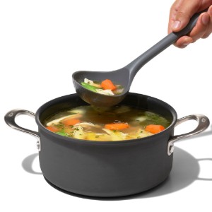 Палачка, силикон, 34.3 см, "Good Grips", сив - OXO
