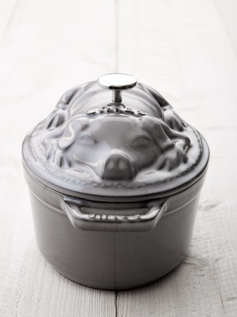 Тенджера "Cocotte cochon" от чугун 17 см/1 л, Graphite Grey - Staub
