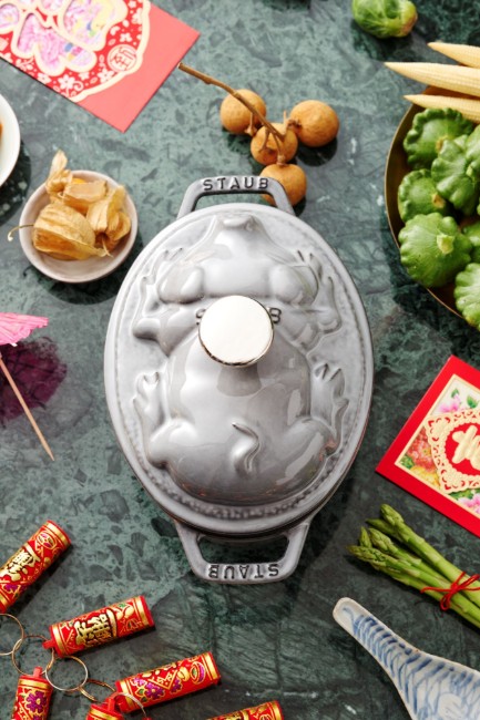 Тенджера "Cocotte cochon" от чугун 17 см/1 л, Graphite Grey - Staub