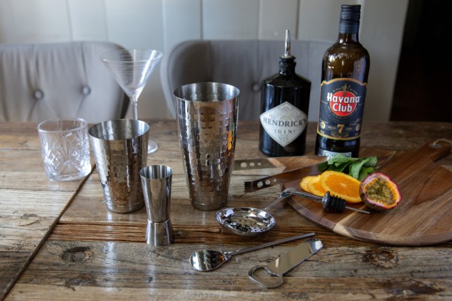 Комплект за приготвяне на коктейли, неръждаема стомана, 8 части – BarCraft