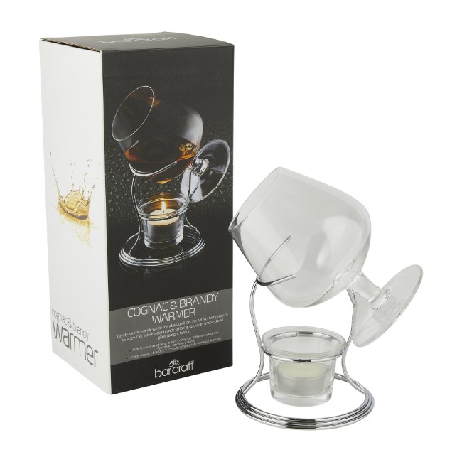 Поставка с чаша за коняк, 350 мл, изработена от стъкло - от BarCraft