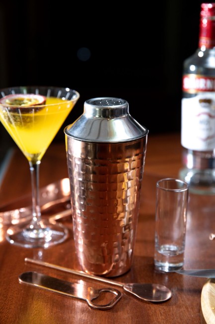 Коктейлен комплект, 7 части, неръждаема стомана, Copper - BarCraft