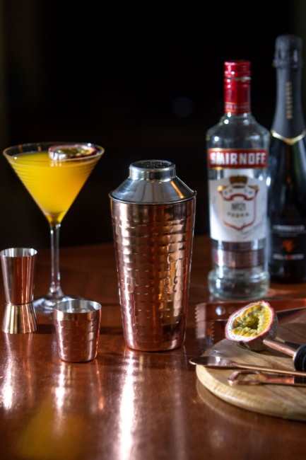 Коктейлен комплект, 7 части, неръждаема стомана, Copper - BarCraft