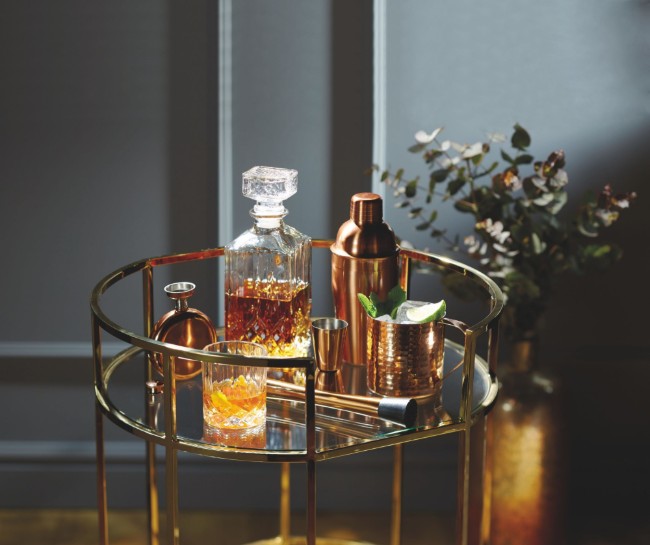 Комплект декантер и чаши за уиски, 5 части, стъклени - BarCraft