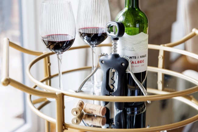 Цинков тирбушон, черен - BarCraft