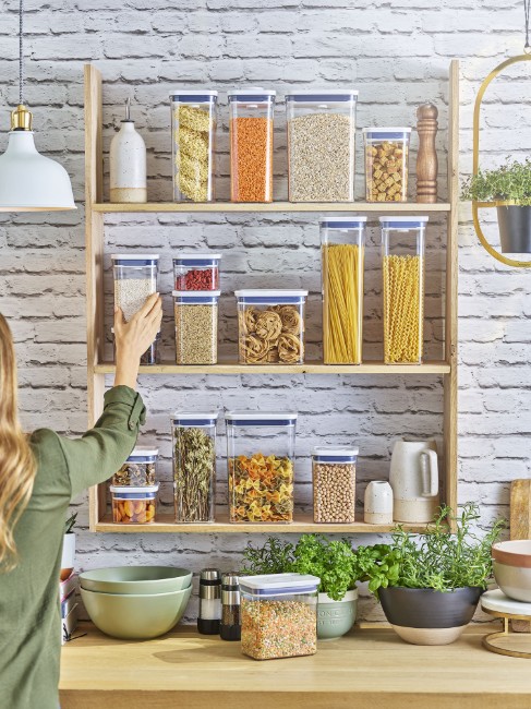 Контейнер за храна, квадратен, 11 x 11 x 24 cm, 1,6 l - OXO