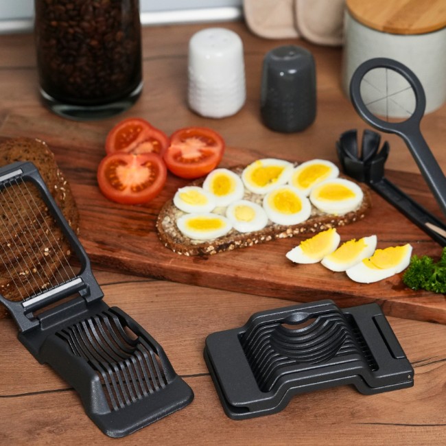 Резачка за яйца, неръждаема стомана, "Columbus", Black Edition - Westmark