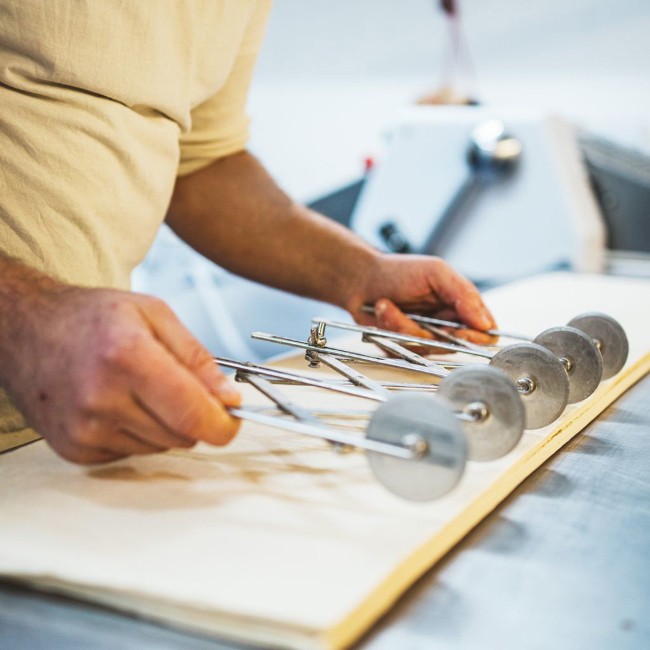 Разтегателна машина за рязане на тесто, 5 колела, неръждаема стомана - Westmark