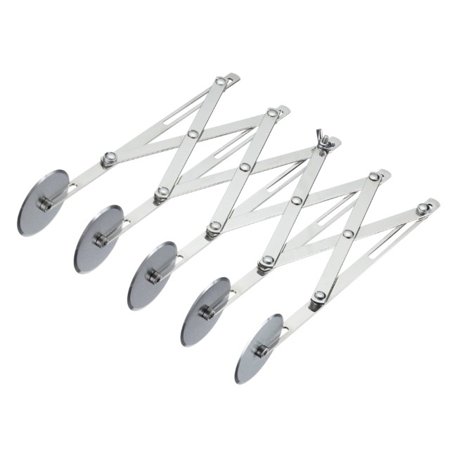 Разтегателна машина за рязане на тесто, 5 колела, неръждаема стомана - Westmark