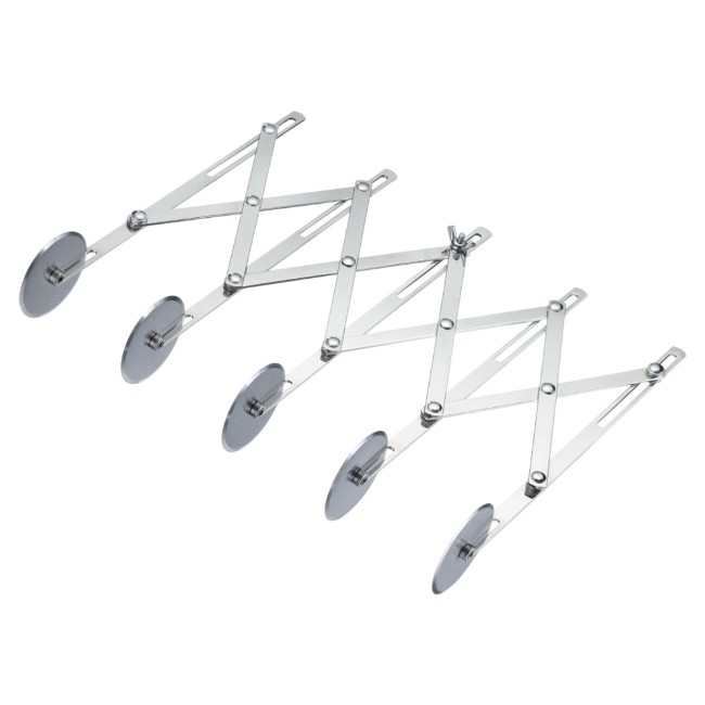 Разтегателна машина за рязане на тесто, 5 колела, неръждаема стомана - Westmark