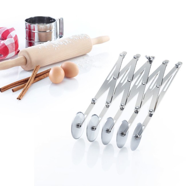 Разтегателна машина за рязане на тесто, 5 колела, неръждаема стомана - Westmark