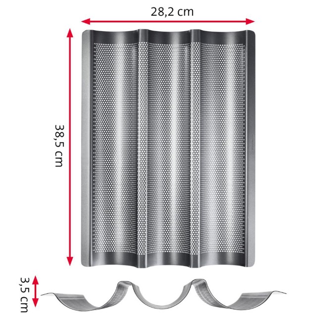 Тава за багет, стомана, 38.5 x 28.2 cm - Westmark