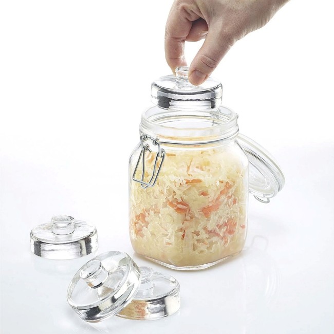 Комплект от 4 тежести за ферментация, изработени от стъкло, 7 см - Westmark