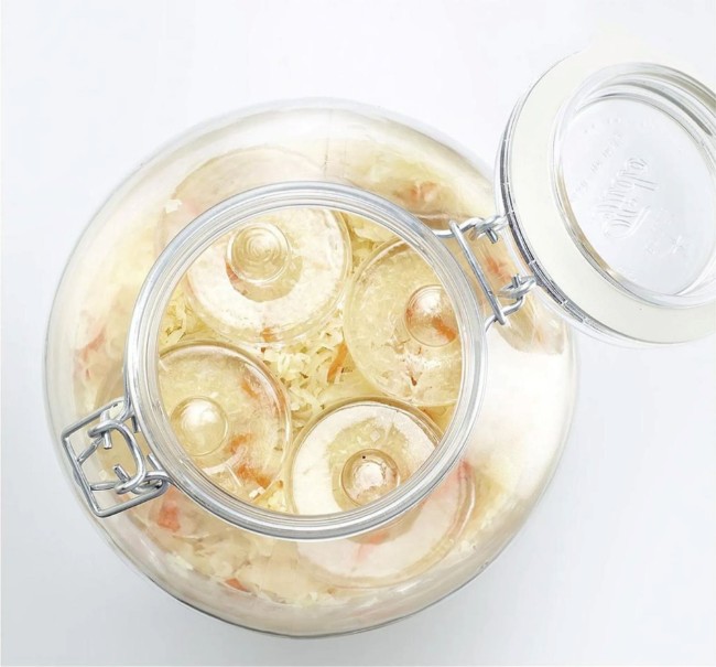 Комплект от 4 тежести за ферментация, изработени от стъкло, 7 см - Westmark