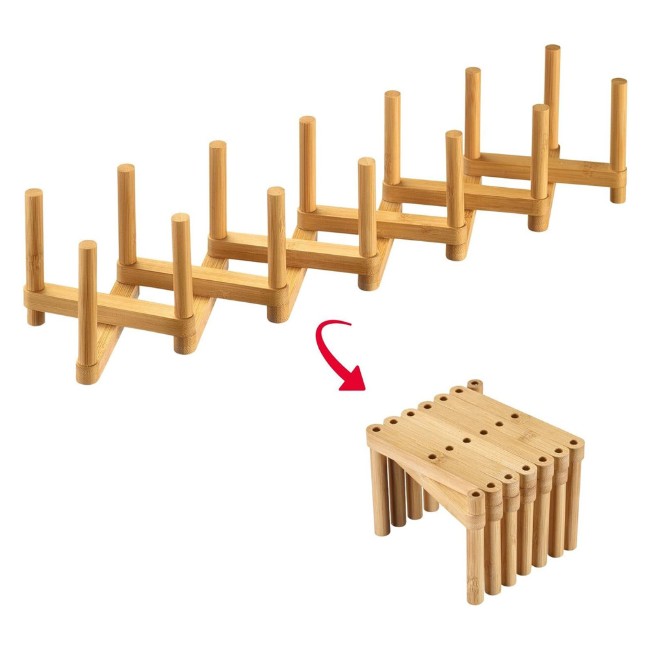 Разтегателна сушилница за съдове, бамбук, 9.5 x 12 x 9 см - Westmark