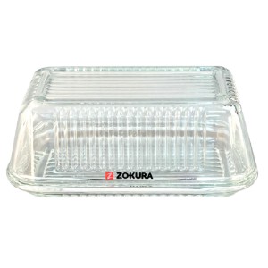 Поставка за масло с капак, изработена от стъкло - Zokura