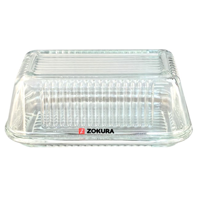 Поставка за масло с капак, изработена от стъкло - Zokura