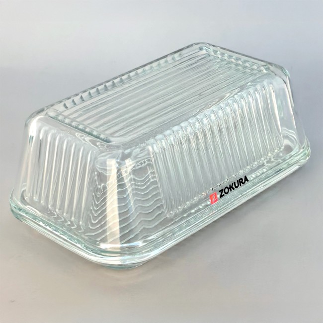 Поставка за масло с капак, изработена от стъкло - Zokura