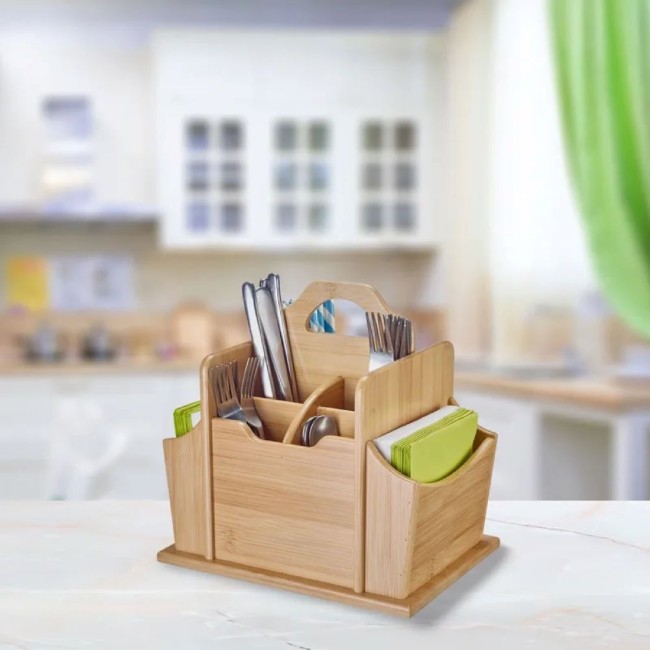 Държач за прибори, 7 отделения, бамбук, "Tapas + Friends" - Westmark