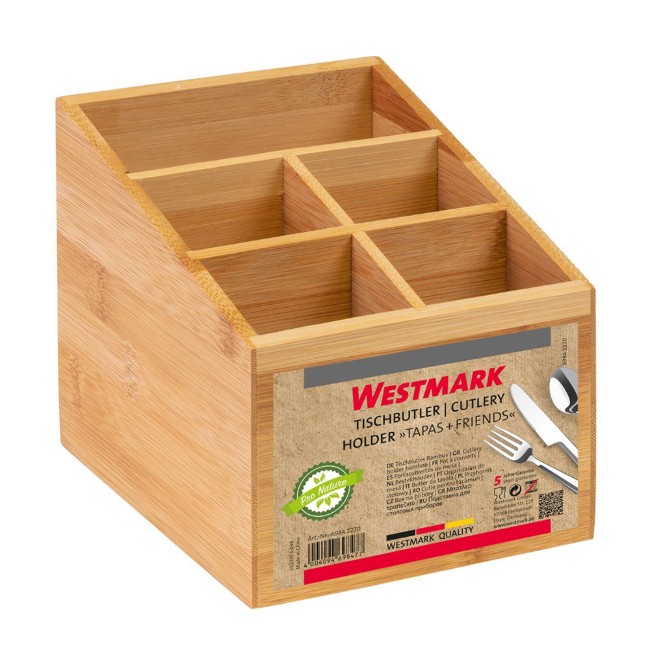Държач за прибори, 5 отделения, бамбук, "Tapas + Friends" - Westmark