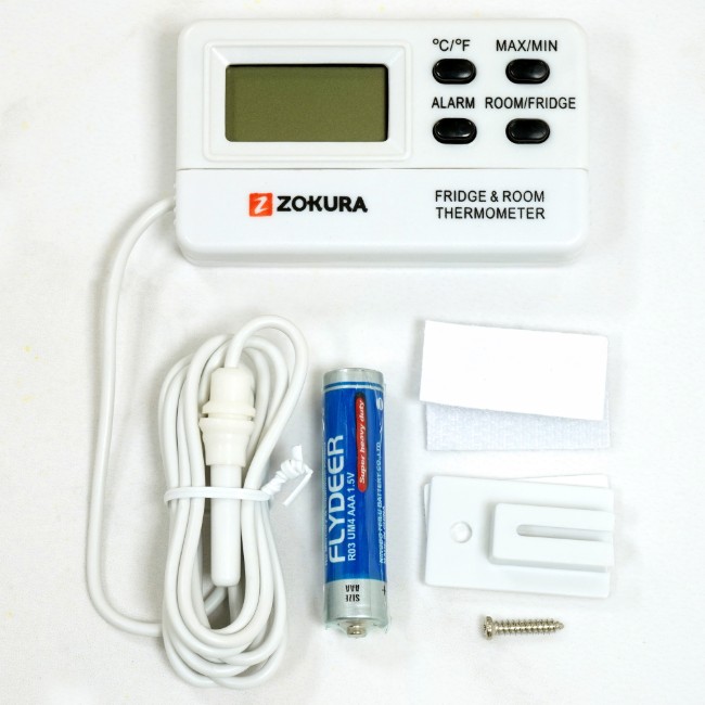 Цифров термометър за хладилник/фризер и стая - Zokura