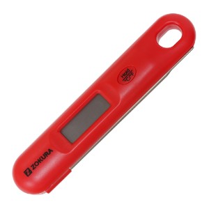 Дигитален кухненски термометър, червен - Zokura