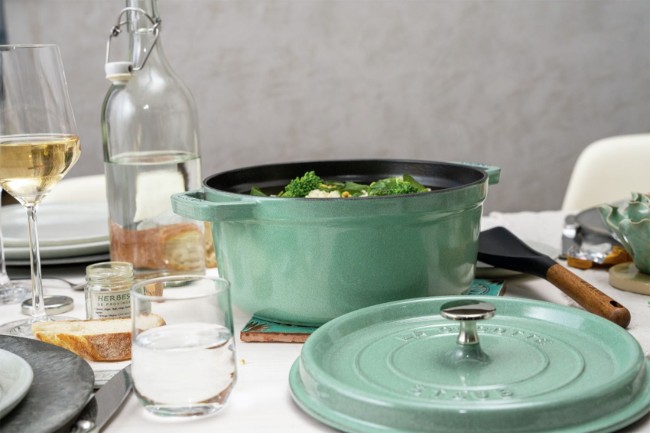 Чугунена тенджера Cocotte, 26 см / 5,2 л, Sage - Staub