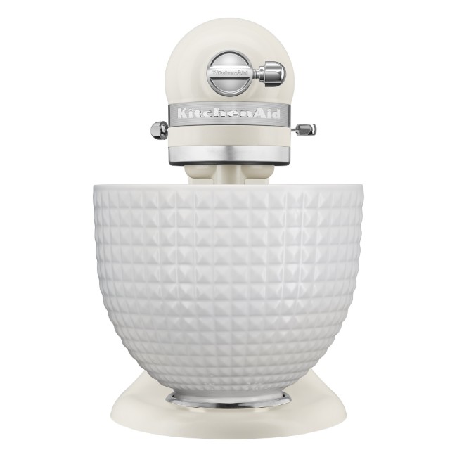 Миксер Artisan с накланяща се глава, купа 4.7 л, модел 156, Porcelain White - KitchenAid