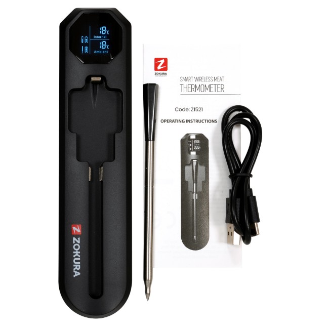 Умен безжичен термометър за месо - Zokura