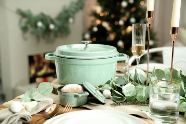 Чугунена тенджера за готвене, 24 см / 3,7 л, Sage - Staub