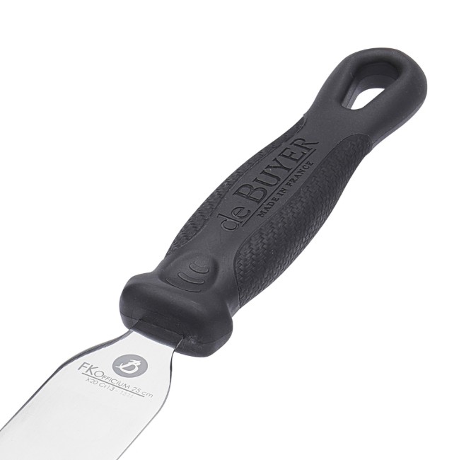 Шпатула за декориране на глазура, 25 см, неръждаема стомана - марка de Buyer