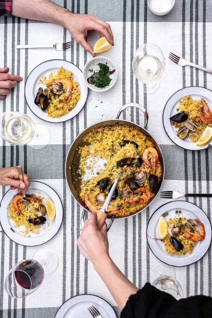 Тиган за паеля "Mineral B", 32 см - марка de Buyer