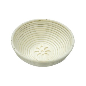 Кръгла кошница за втасване на тесто, 23 см, ратан - Zokura