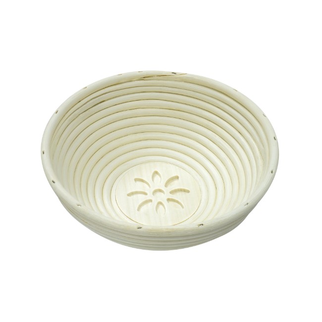 Кръгла кошница за втасване на тесто, 23 см, ратан - Zokura