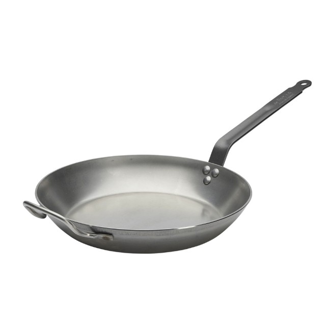 Тиган "CARBONE PLUS", 32 см, въглеродна стомана - марка "de Buyer"