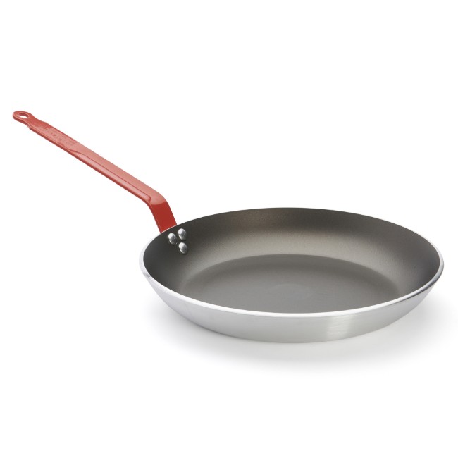 Тиган с незалепващо покритие "CHOC Resto Induction", 32 см, червен - марка "de Buyer"