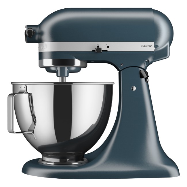 Миксер с купа 4,3 л, модел 95, син стоманен - ​​KitchenAid