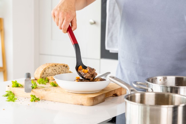 Лъжица за готвене, пластмасова, 34 см, "Classic", Empire Red - KitchenAid