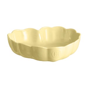 Тава за печене във формата на сърце, керамика, 26,5x24,5 см/1,8 л, Vanilla - Emile Henry