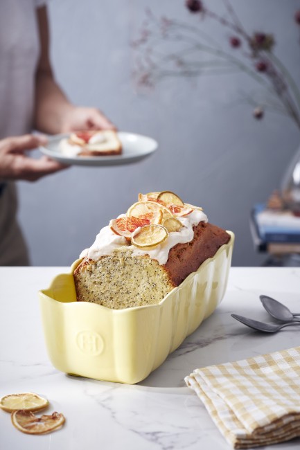 Форма за печене на пандишпан, керамика, 28,5x13 см/1,8 л, Vanilla - Emile Henry