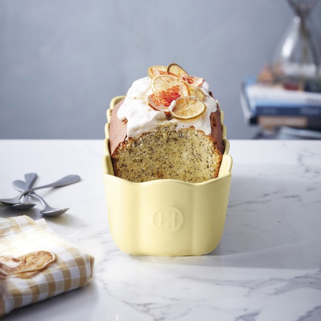 Форма за печене на пандишпан, керамика, 28,5x13 см/1,8 л, Vanilla - Emile Henry