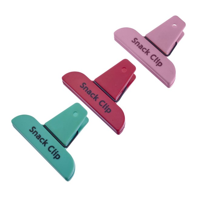 Комплект от 5 цветни щипки за чанти, пластмаса, "Fresh" - Westmark