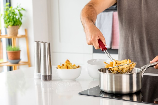 Телена цедка, неръждаема стомана, 35.5 см, "Classic", Empire Red - KitchenAid