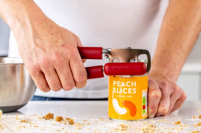 Отварачка за консерви 2 в 1, неръждаема стомана, цвят Empire Red - KitchenAid