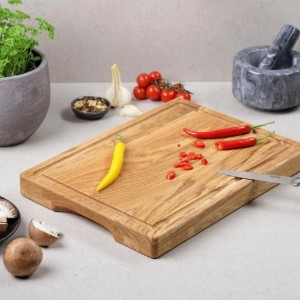 Дървена дъска за рязане, 38,5 x 27,5 см, дебелина 3,5 см - Kesper