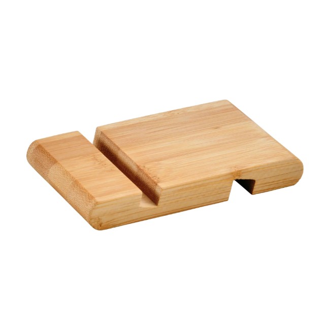 Поставка за мобилен телефон, бамбук, 13 x 8 x 1.8 см - Kesper